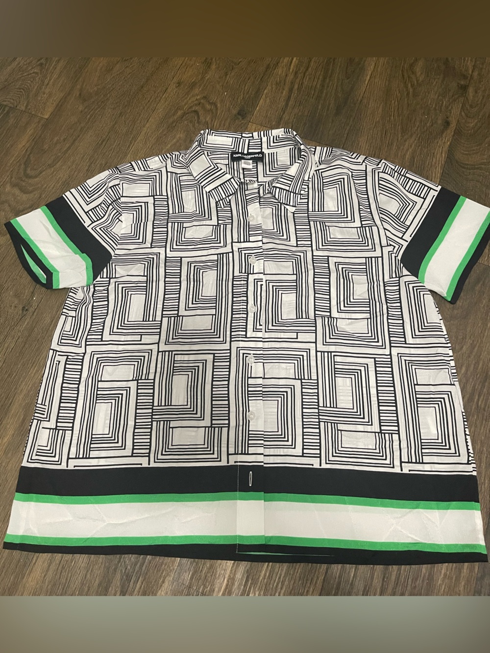 Karl Lagerfeld short-sleeve button-up shirt